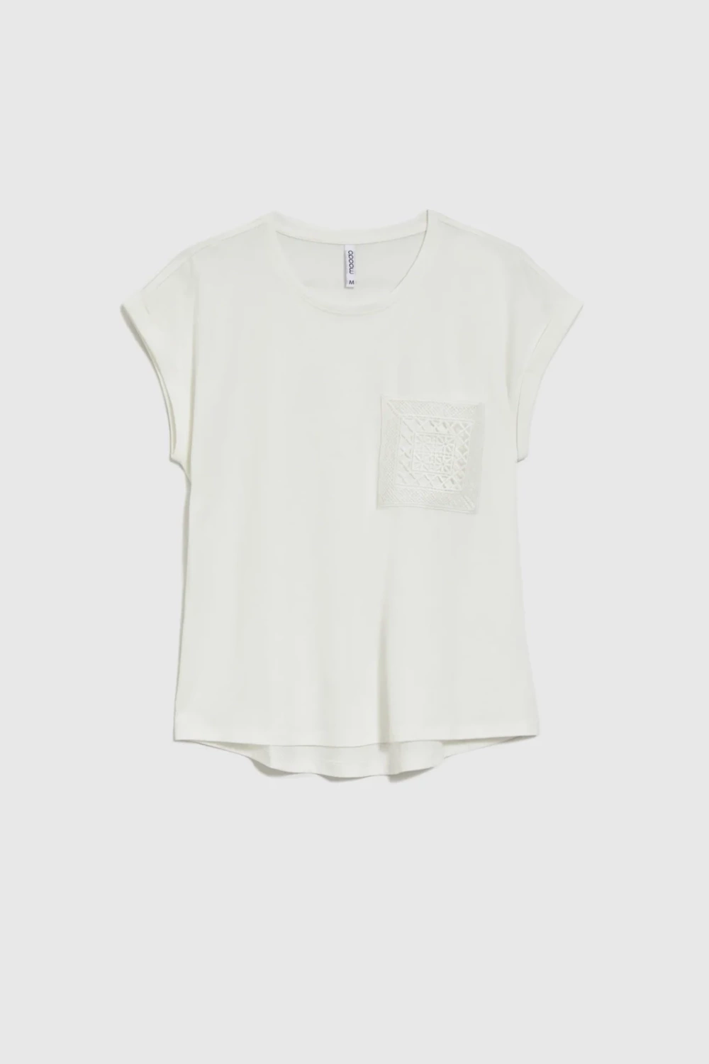 Marisse Women's T-Shirt L-Ts-4673 Off White