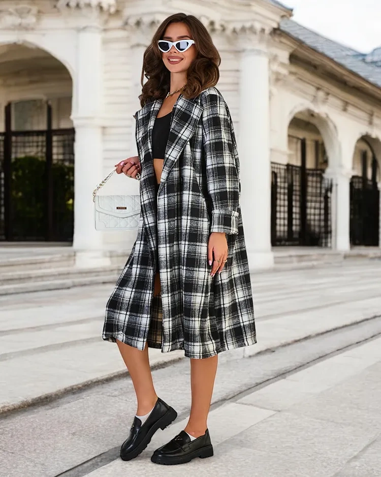 Resti Women's checkered coat