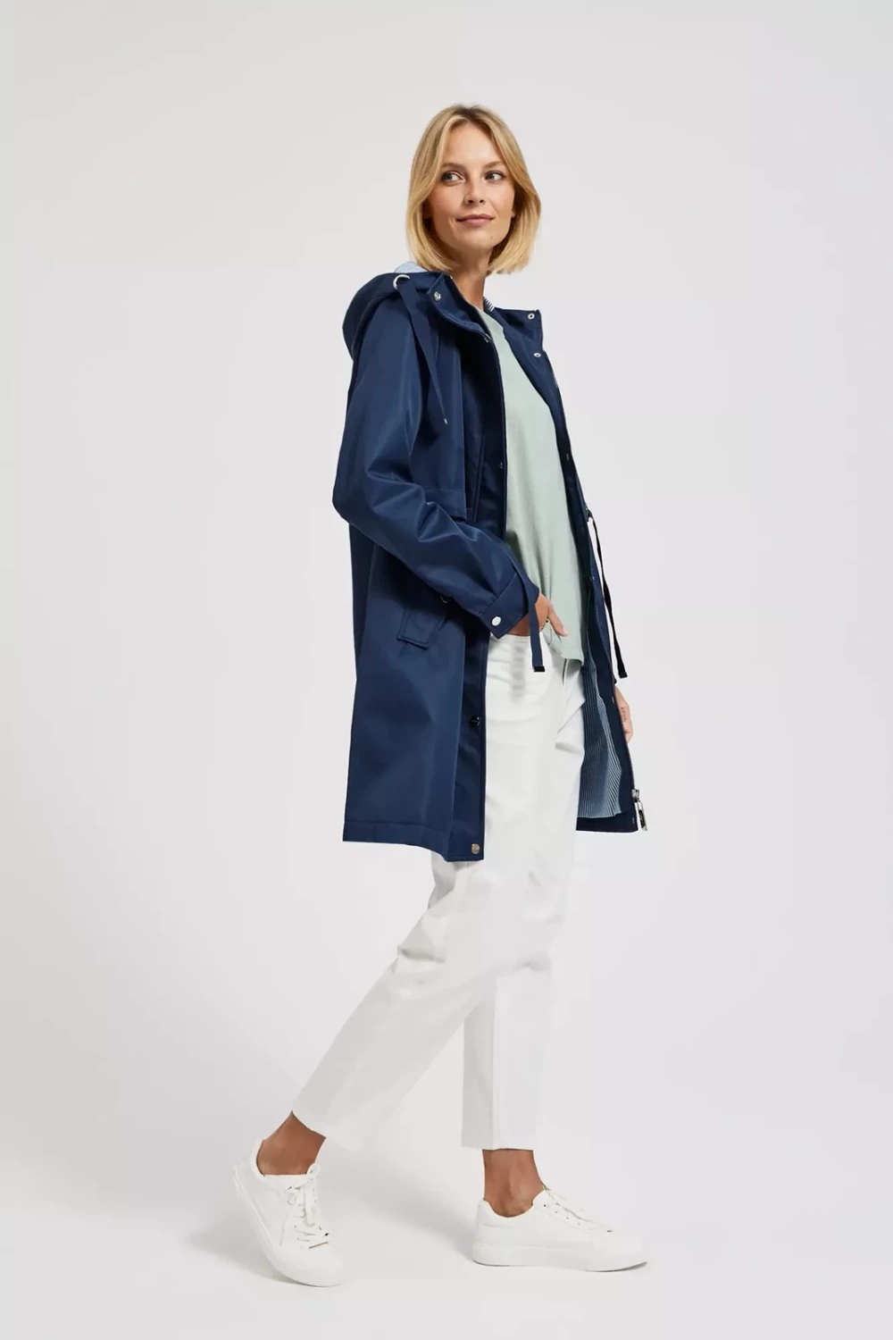 Marisse Women's Jacket L-Ku-4306 Navy