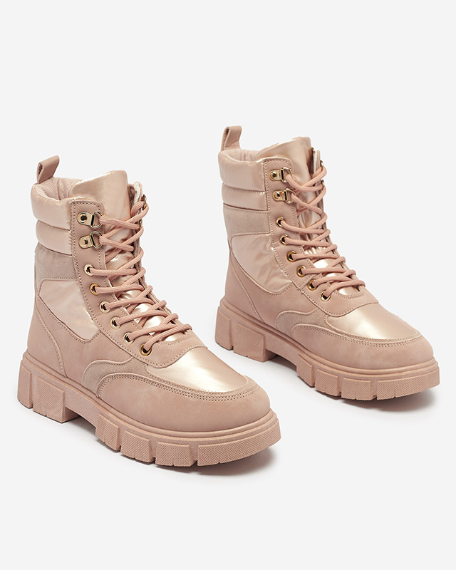 Resti Pink women&#039;s insulated trapper boots Kasemi- Footwear