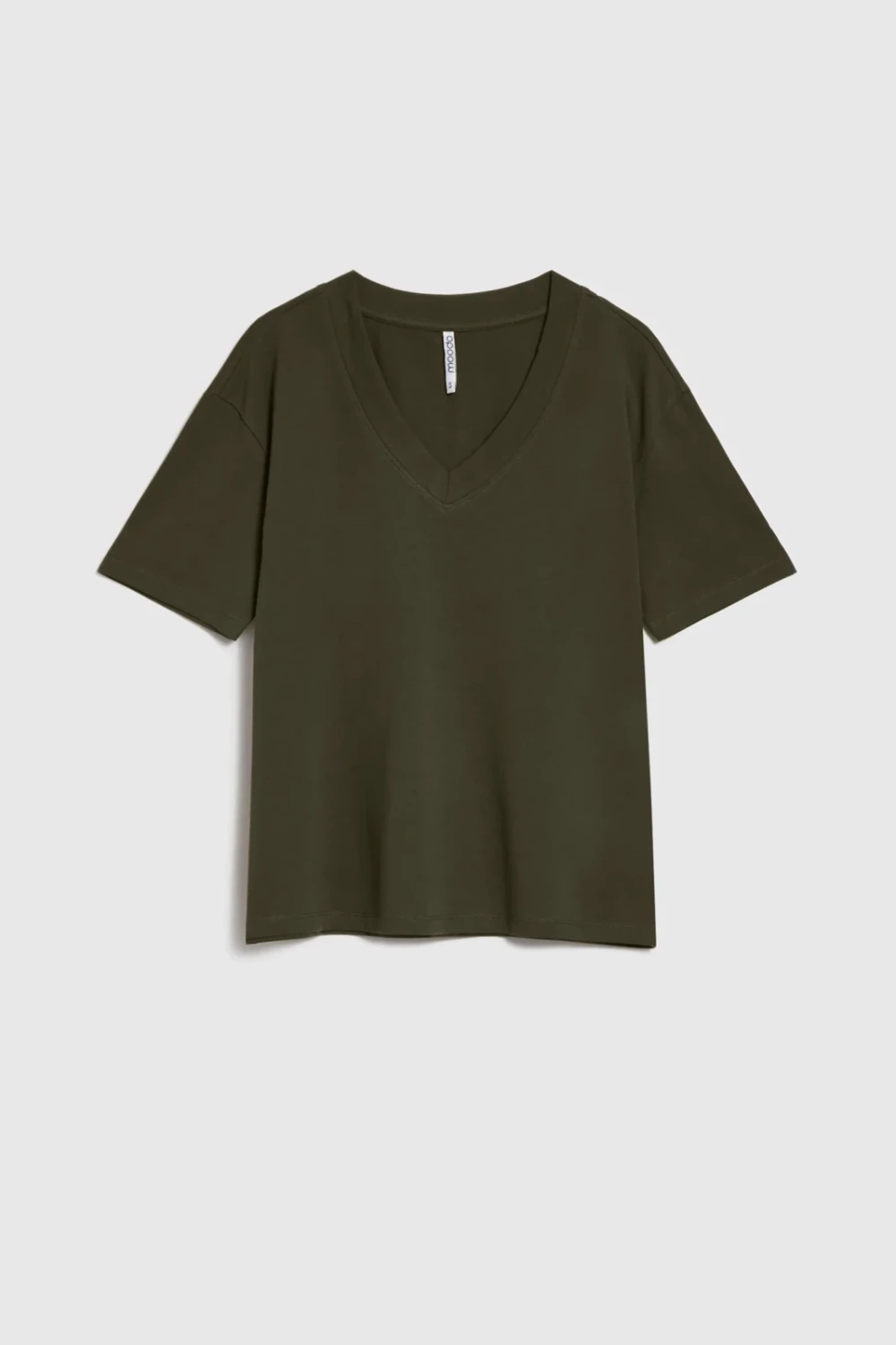 Marisse Olive V-Neck T-Shirt