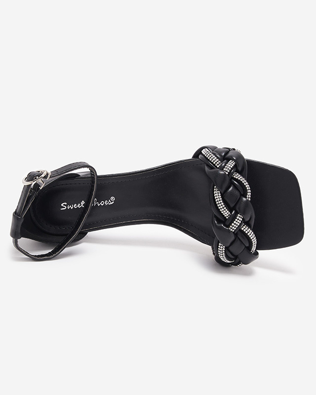 Resti Black women&#039;s sandals on the post Marienka - Footwear