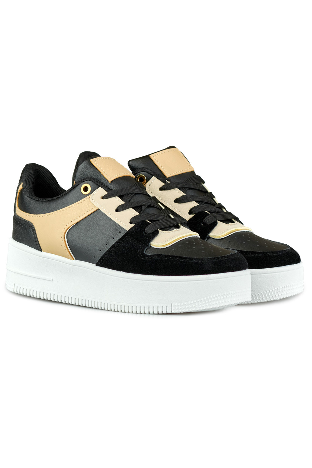 primohurt Modne buty sportowe damskie czarne