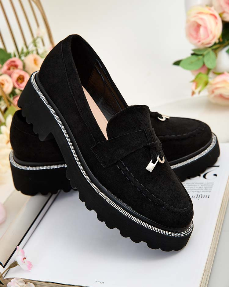 Resti Women&#039;s moccasins with zircons Ali