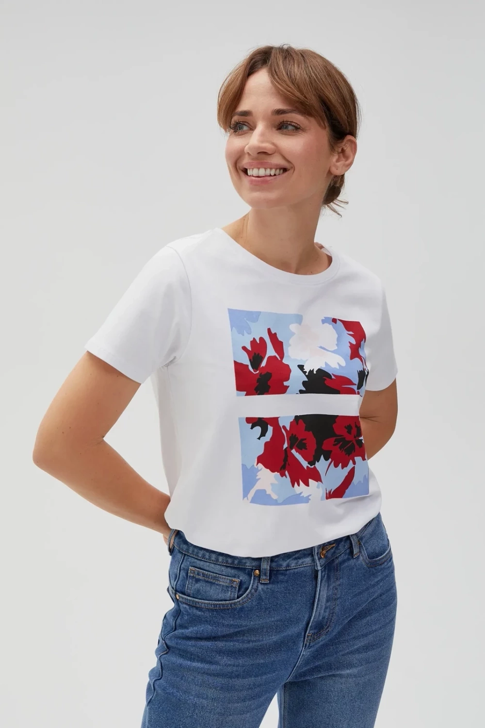 Marisse Women&#039;s T-Shirt L-Ts-4628 White