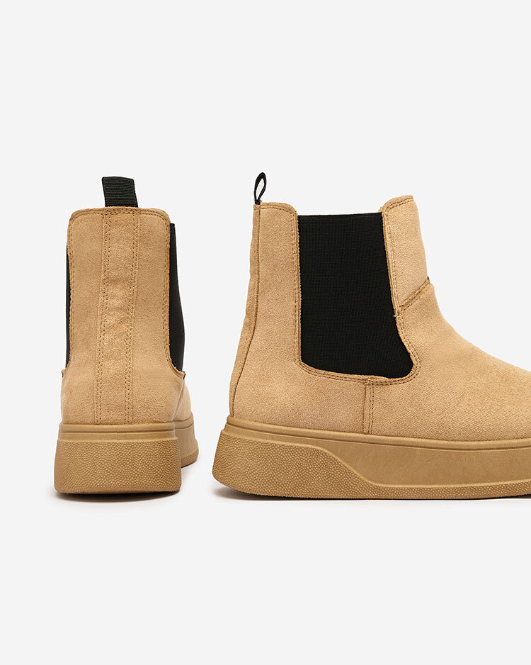 Resti Women&#039;s boots a&#039;la snow boots in camel color Uteris