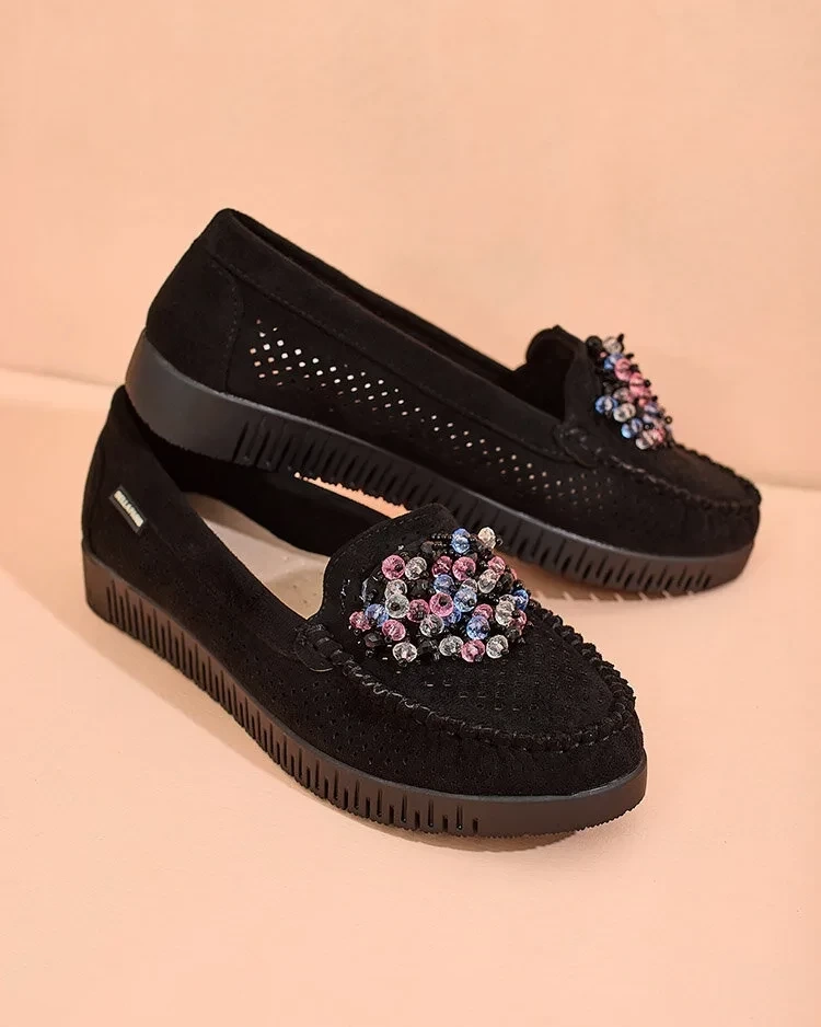 Resti Women's beaded openwork moccasins Namis