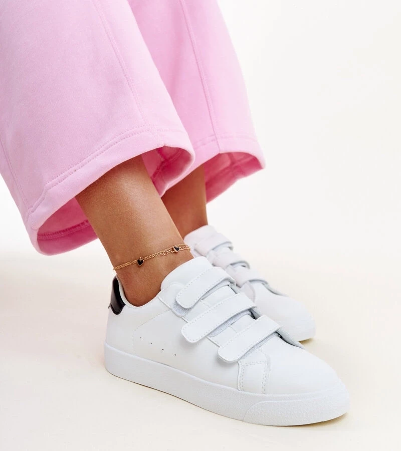 D/CEO White trainers Justar