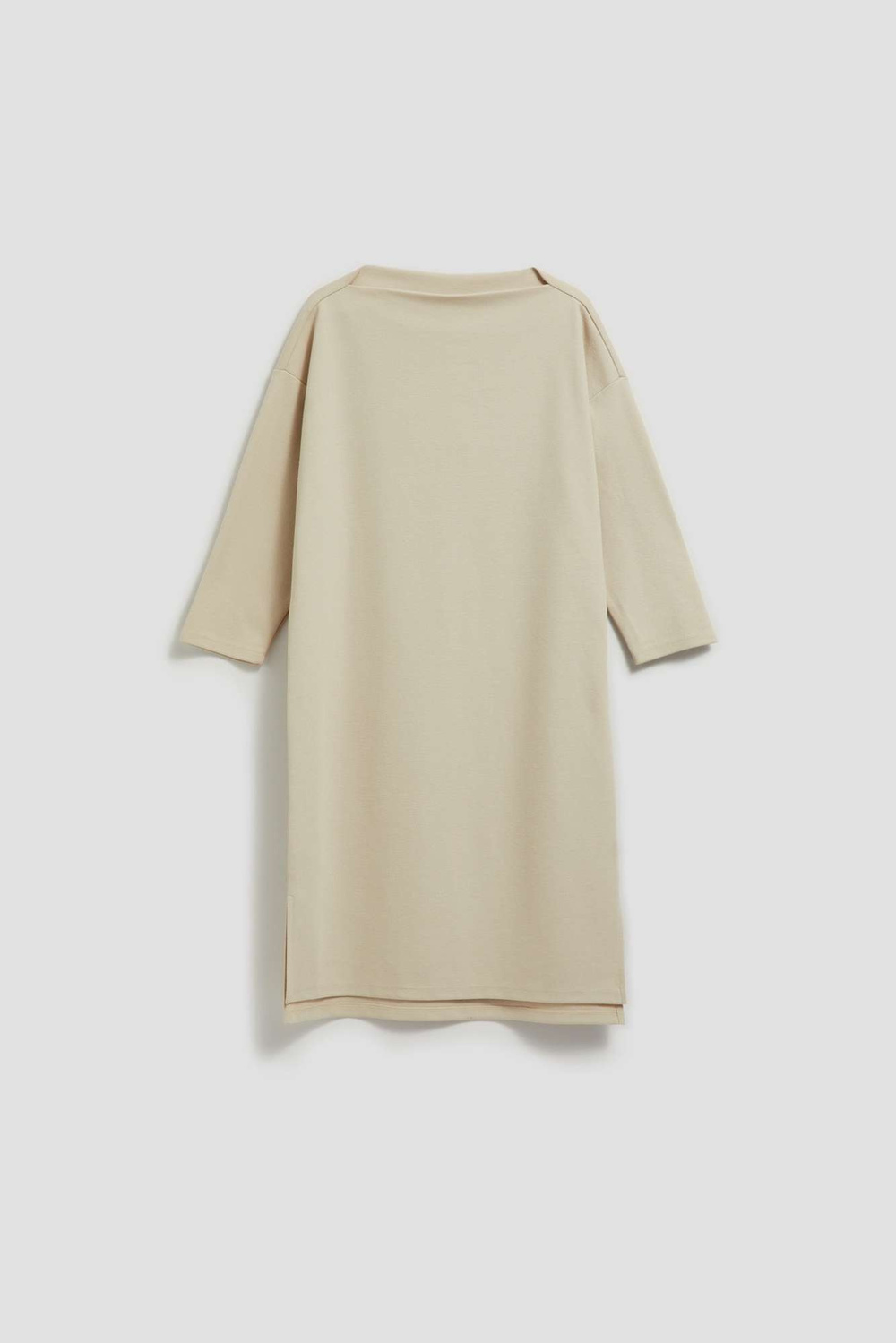 Marisse Simple Dress With 3/4 Sleeves
