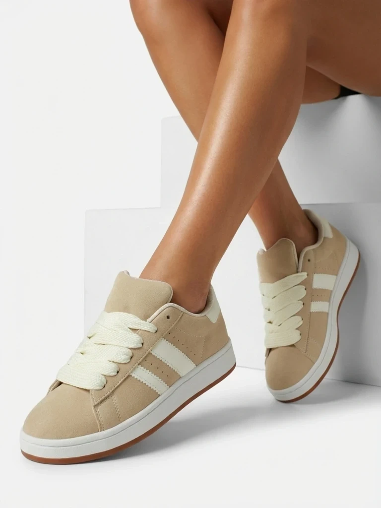 Дамски спортни маратонки с дебели подметки