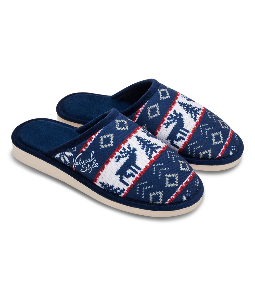 Dámske papuče Natural Style NS-072 modré