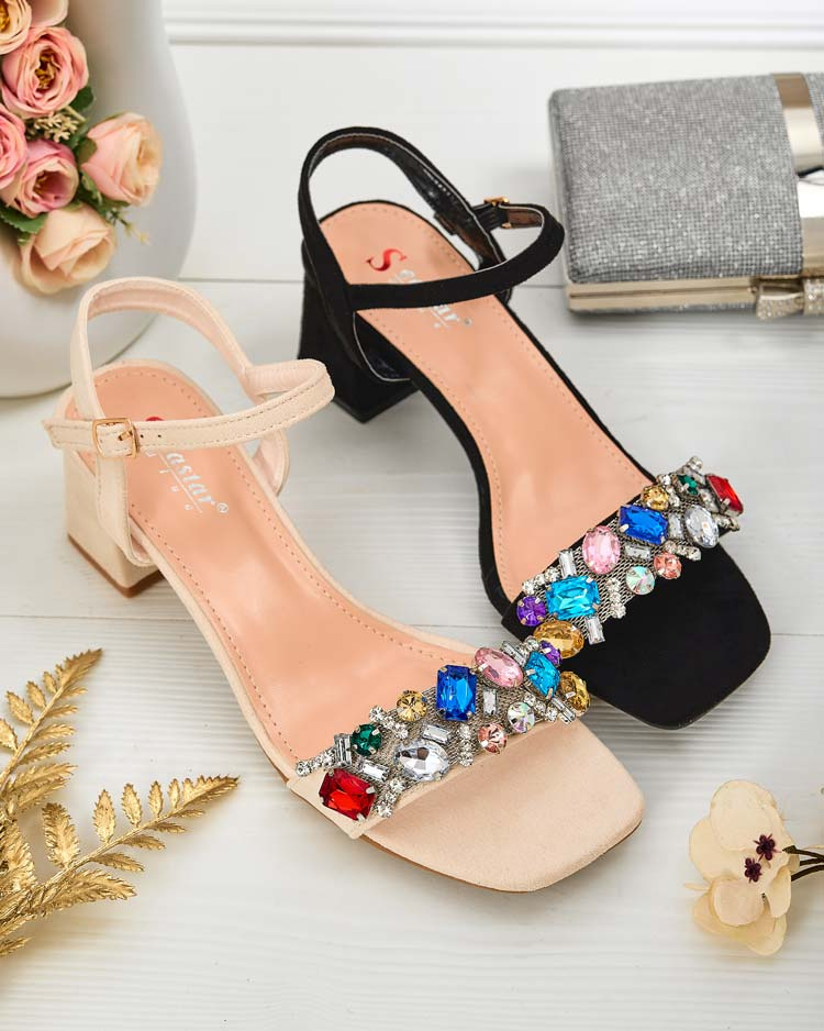 Resti Women's Sandals on a post with crystals Osdar