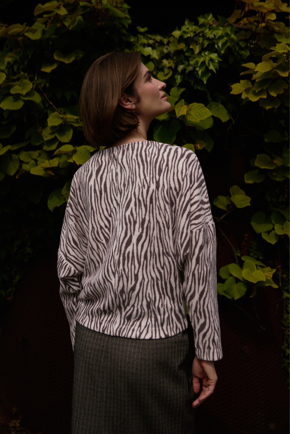 Marisse WOMEN'S SWEATSHIRT Z-BL-4803 OFF WHITE