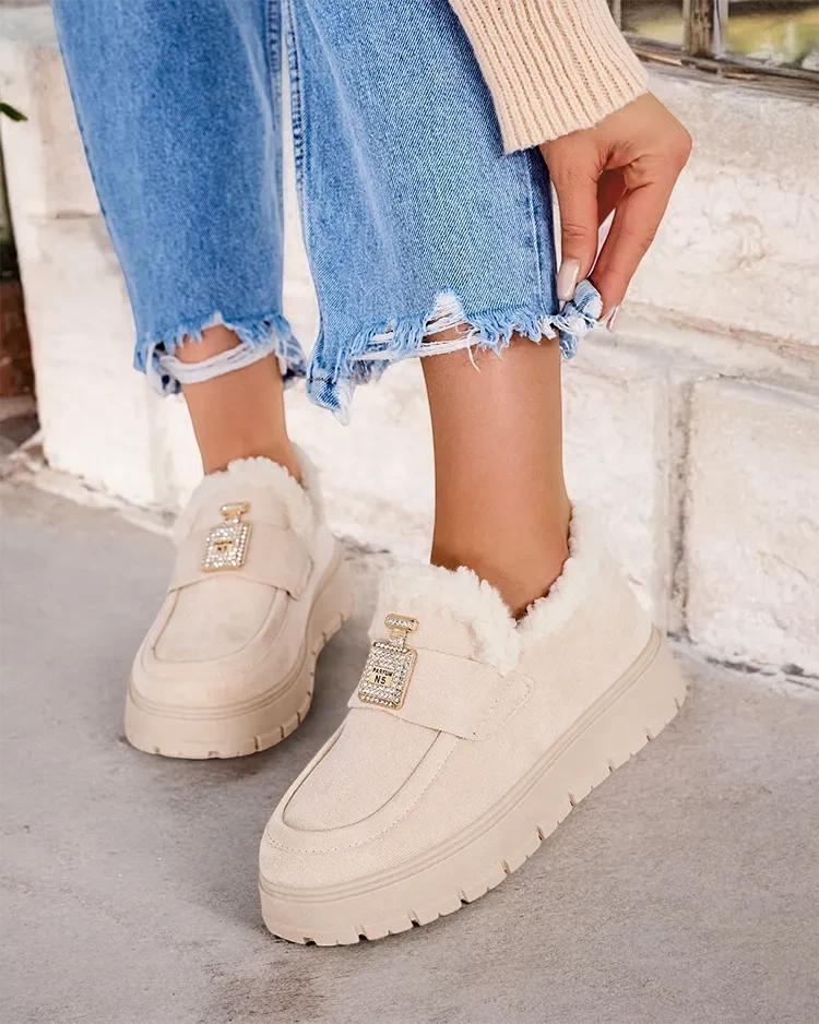 Resti Womens insulated moccasins Viserr