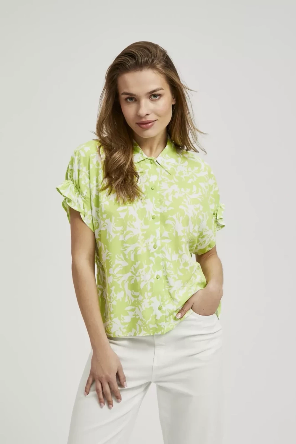 Marisse Women&#039;s Shirt L-Ko-4324 Green