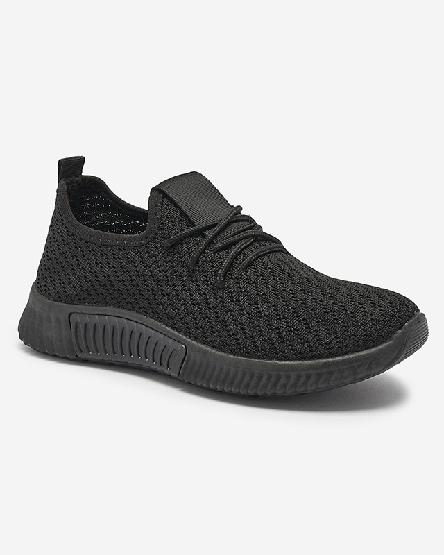 Resti Black women's fabric sports shoes Vobbu- Footwear