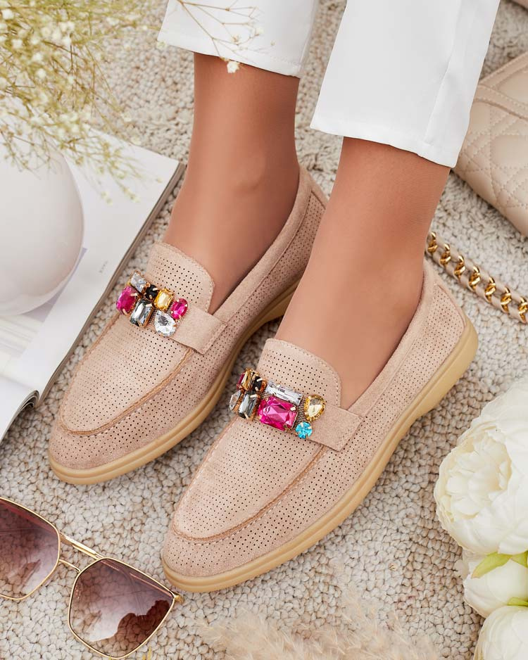 Resti Women's openwork moccasins Mettele