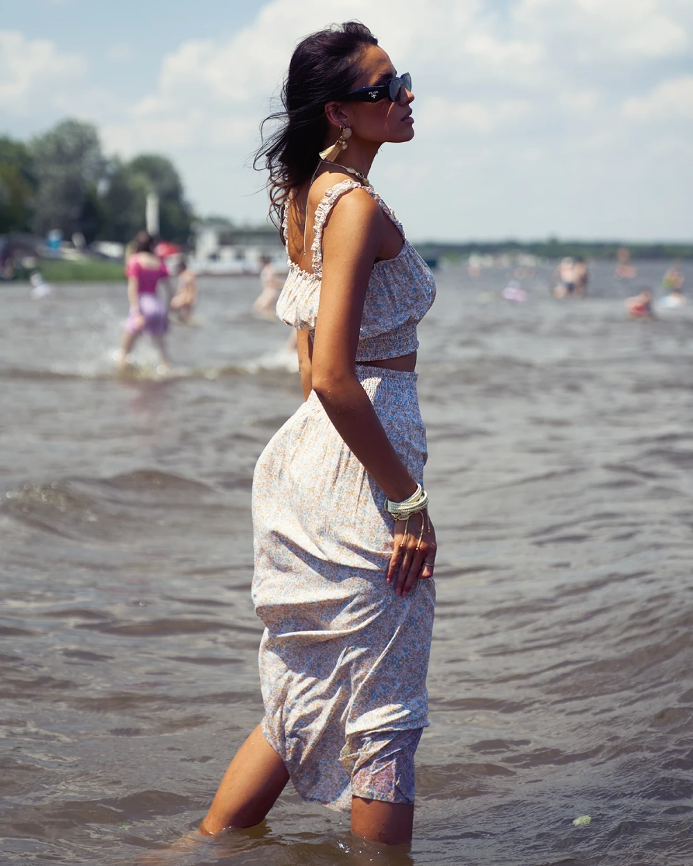 Resti Women's floral set in yellow