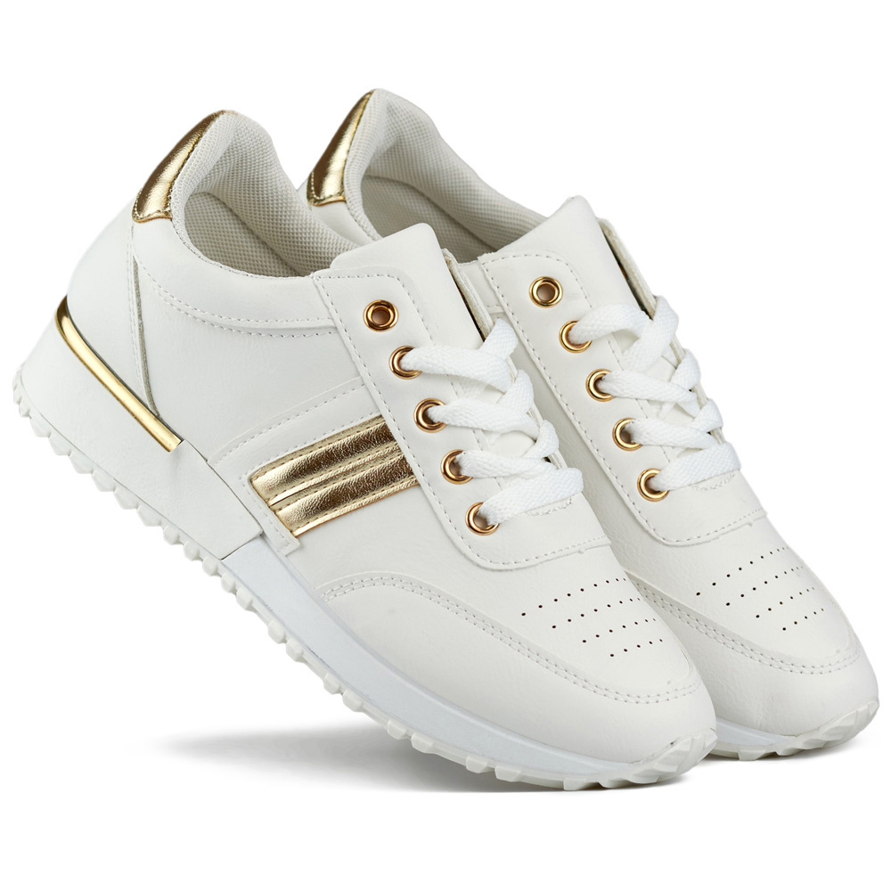 primohurt Białe casualowe buty sportowe wygodne damskie