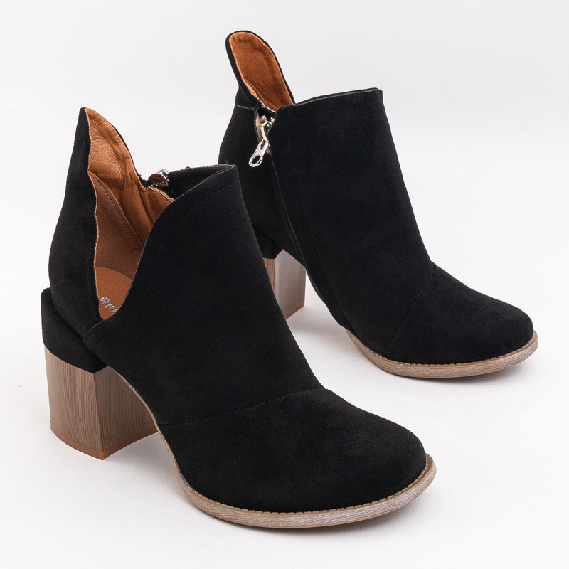 Resti Women&#039;s boots with cut-outs in black Plinara - Footwear