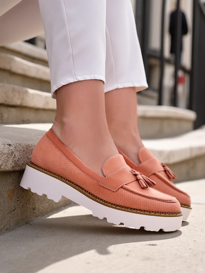Resti Openwork womens moccasins Esiobb