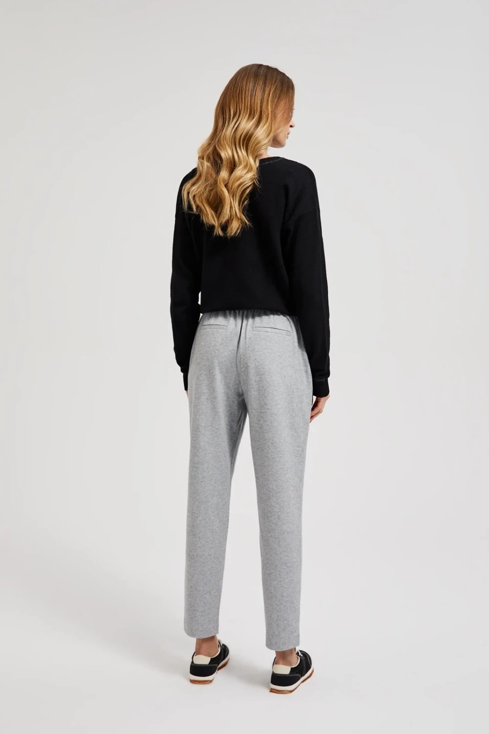 Marisse Women's Trousers Z-Sp-4501 Grey Mel