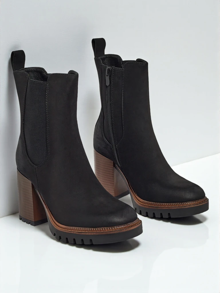 Dámske členkové topánky na podpätku Resti Soreya