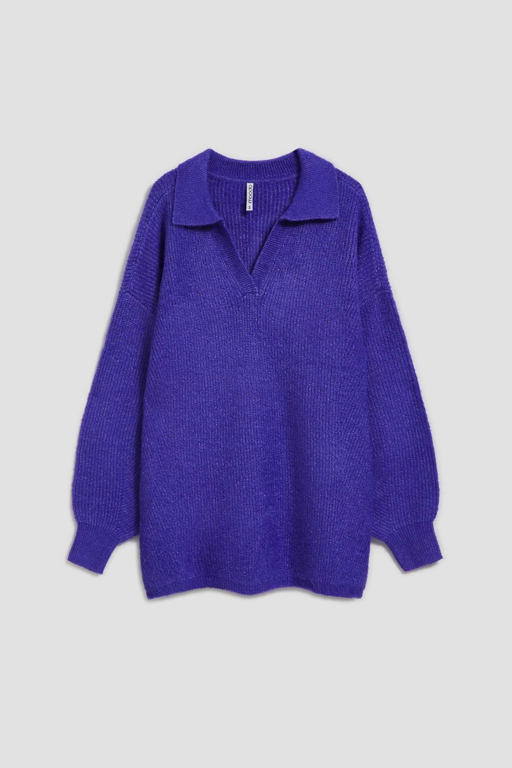 Marisse Purple V-Neck Sweater