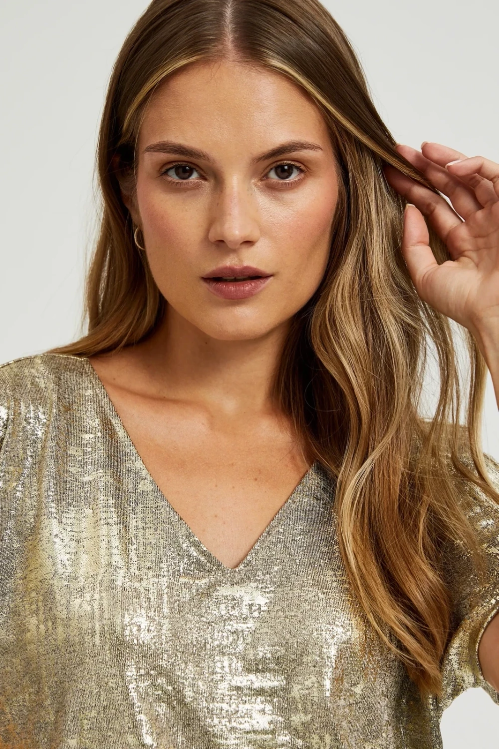 Marisse Women's T-Shirt Z-Ts-4527 Gold