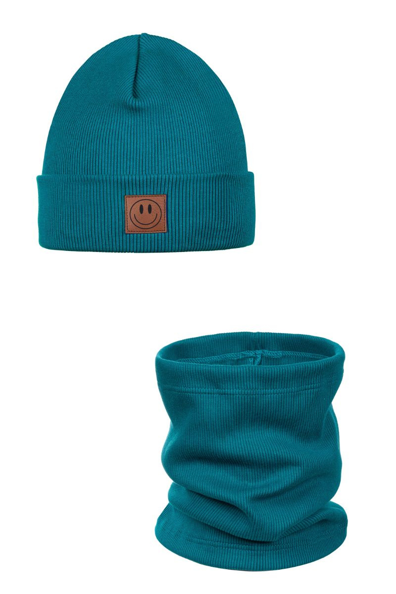 Detská súprava čiapky a nákrčníka SMILE