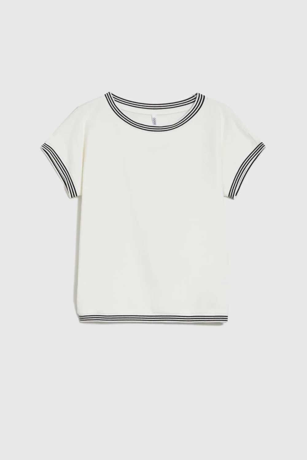 Marisse Women's T-Shirt L-Ts-4637 Off White
