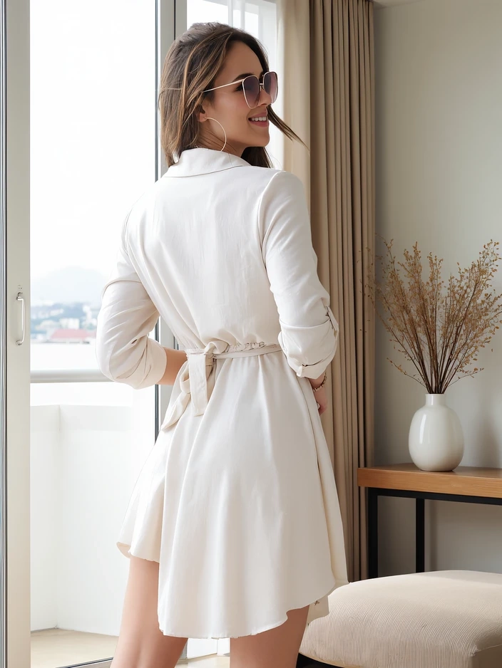 Resti Elegant women’s knee-length dress