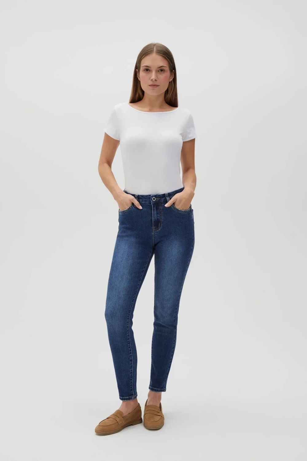 Marisse Women&#039;s Jeans L-Je-4600 Navy