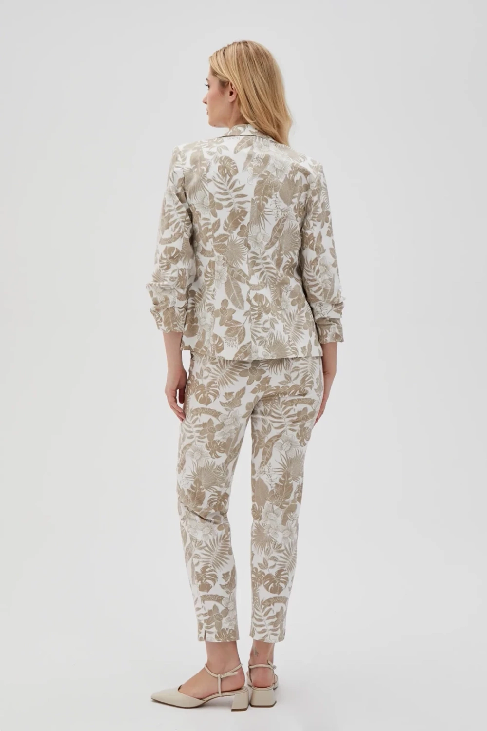 Marisse Women's Trousers L-Sp-4603 Off White