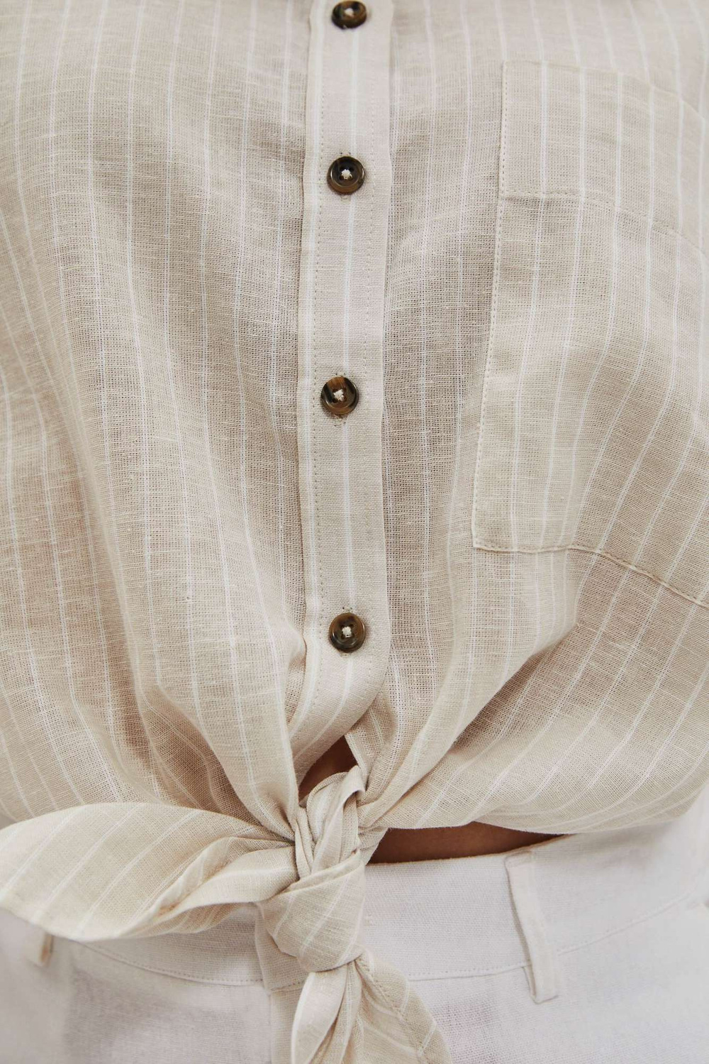 Marisse Women&#039;s Shirt L-Ko-4039 Beige_Off White