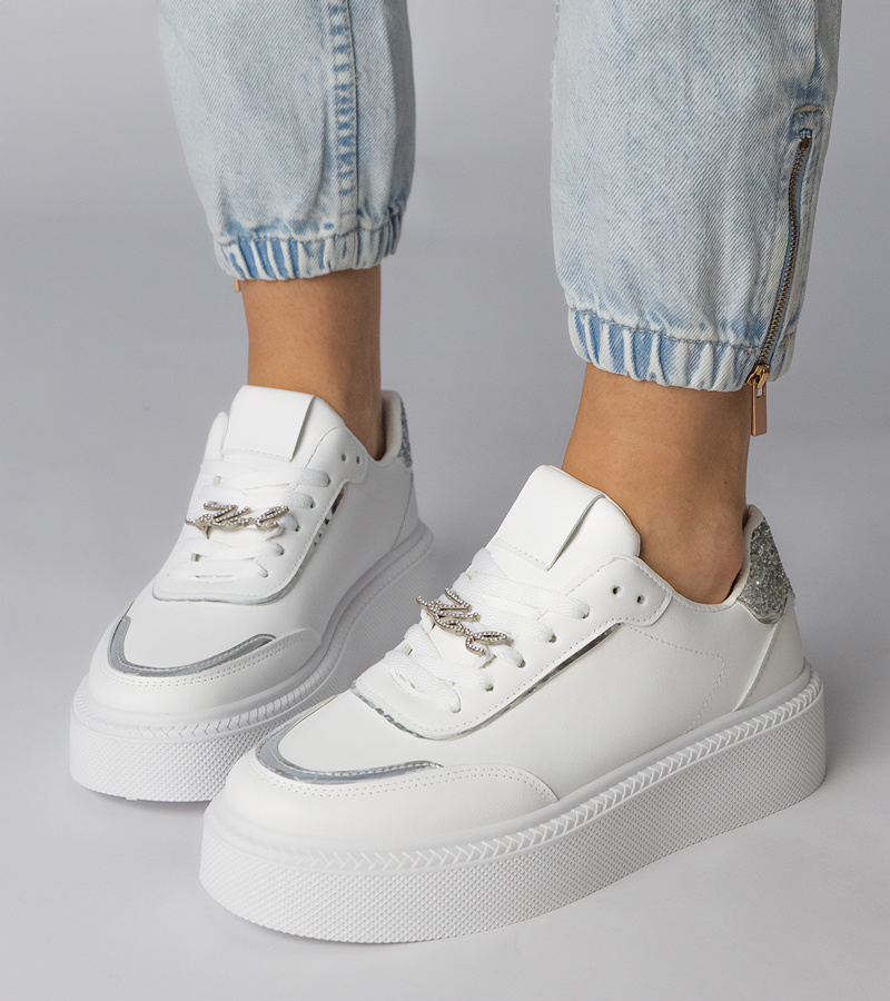 marka niezdefiniowana Pink transparent high heel sandals with rhinestones Kloksi