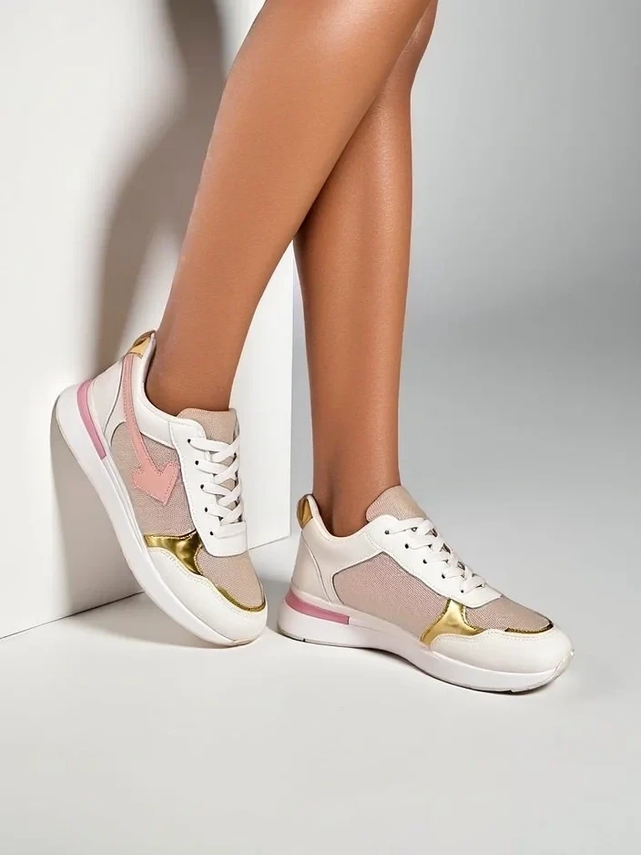 Resti Women&#039;s sporty sneakers with glitter Berilane