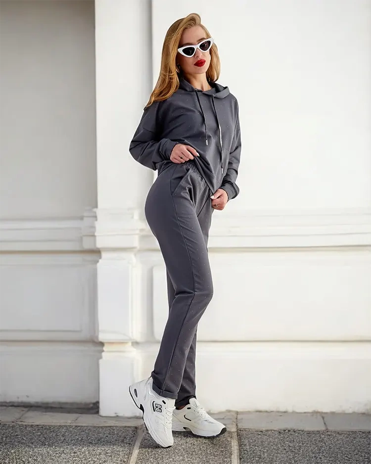 Resti Cotton women's sweatshirt set