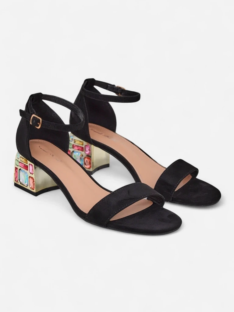 Resti Women&#039;s sandals with decorative heel Ballou