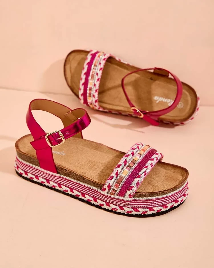 Resti Royalfashion Women's Embroidered Mussir Sandals