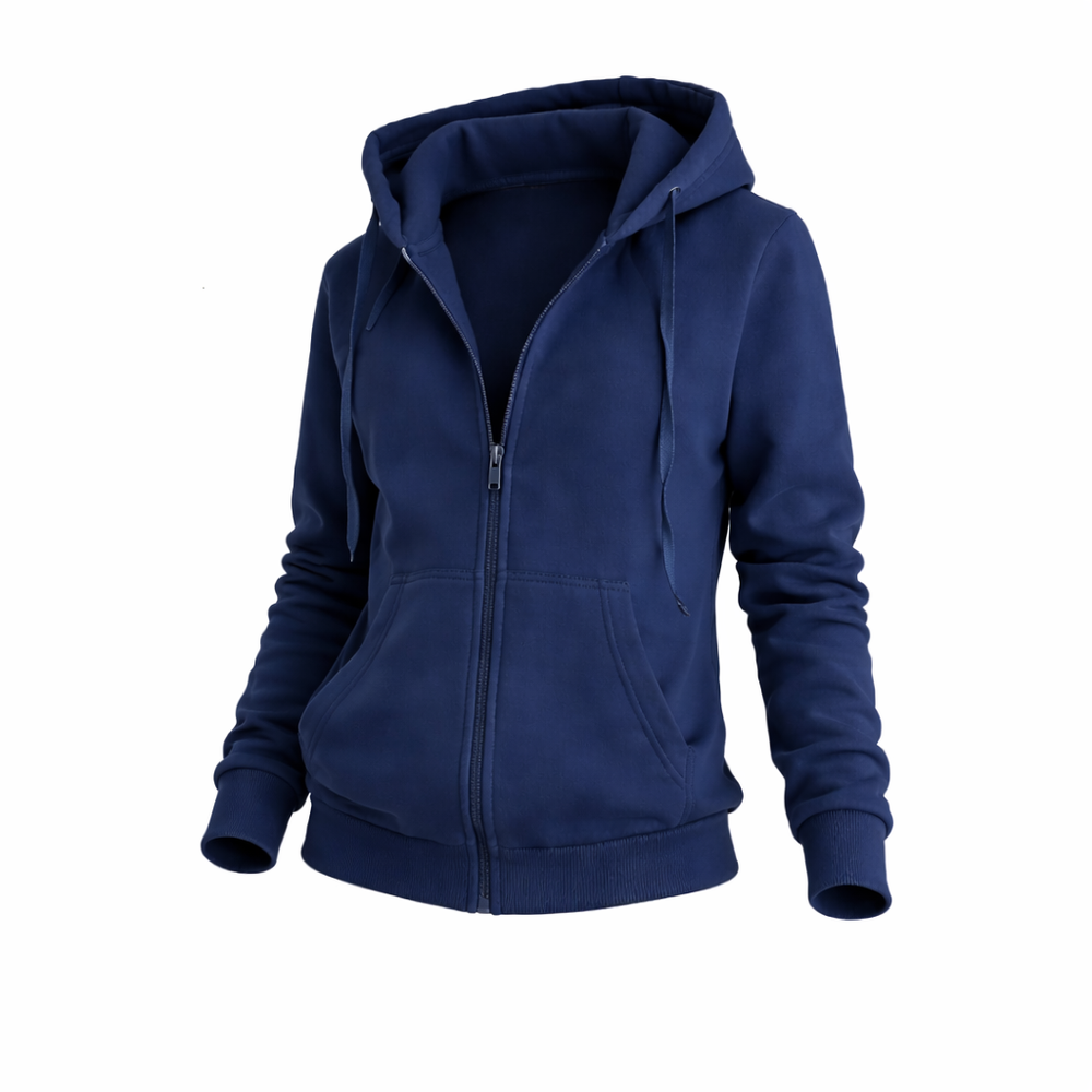Dámska mikina J.STYLE na zips s kapucňou