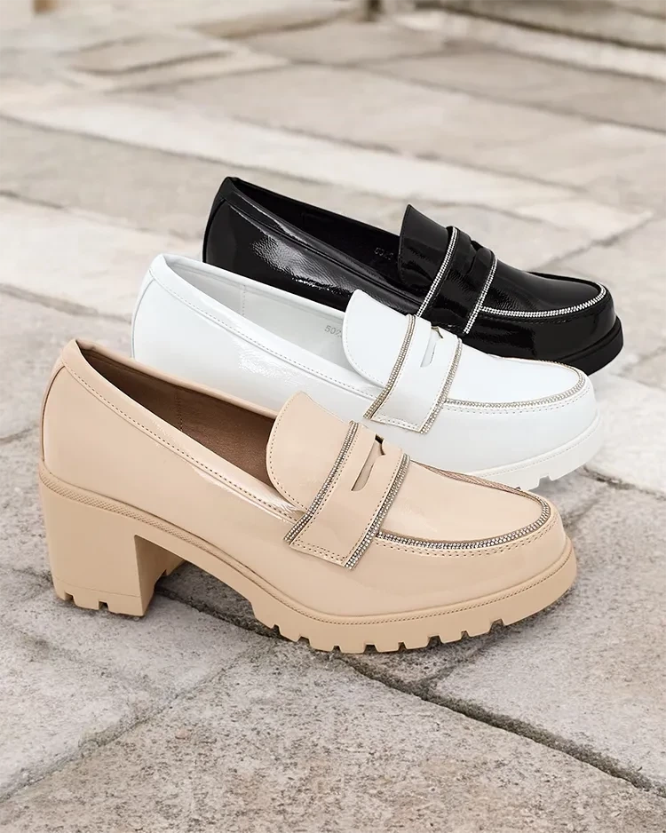 Resti Ladies&#039; patent leather loafers Befies