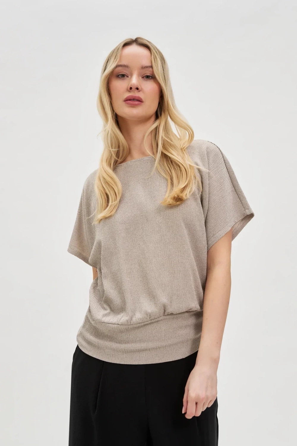 Marisse Women's T-Shirt L-Ts-4664 L.Beige