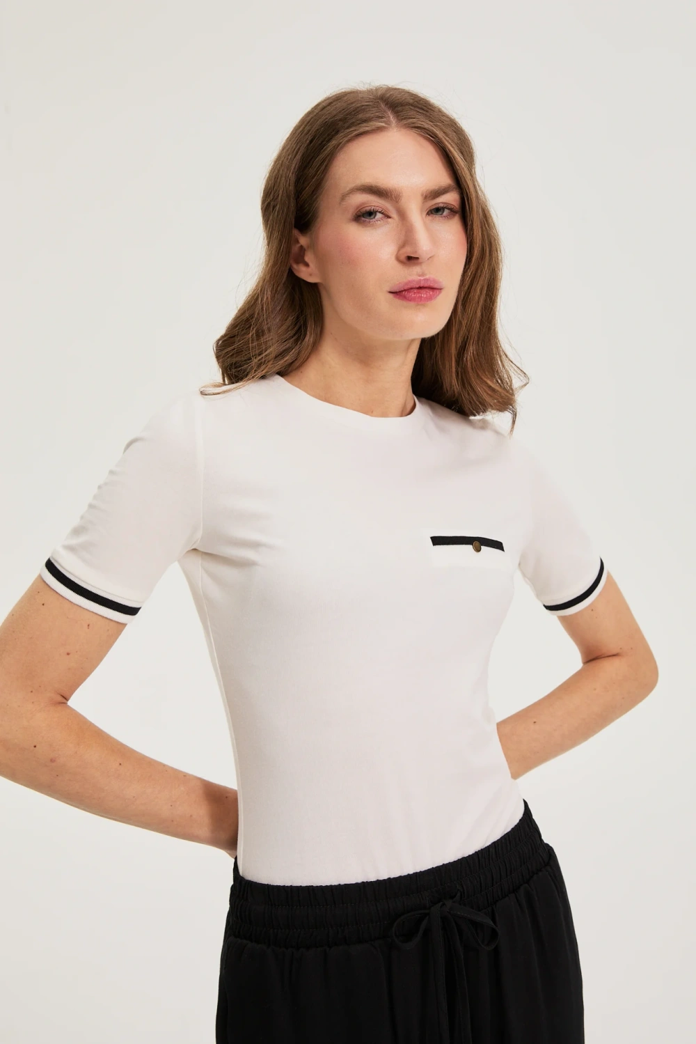 Ženska majica Marisse, barva Off White