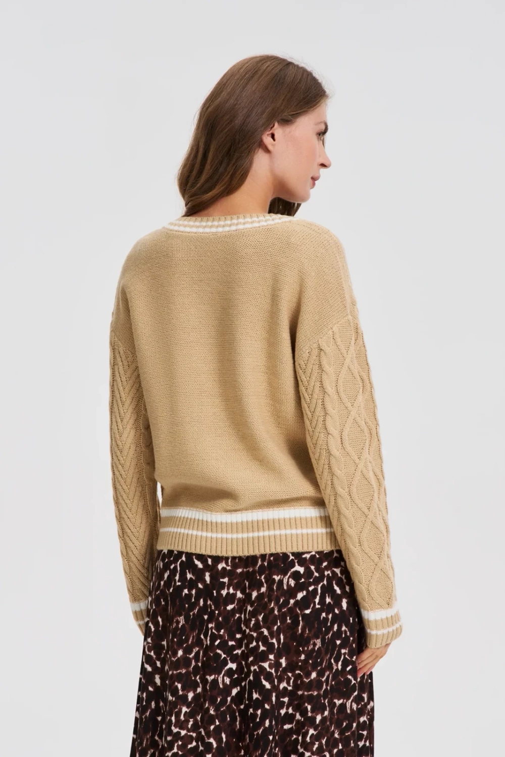 Marisse WOMEN'S SWEATER Z-SW-4828 BEIGE