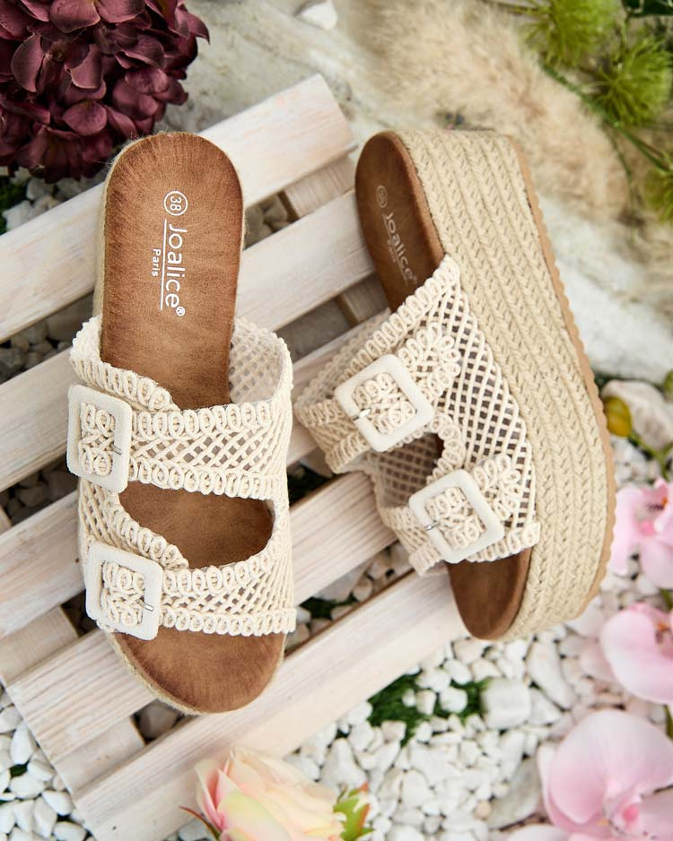 Resti Royalfashion Women&#039;s Olcana platform flip-flops