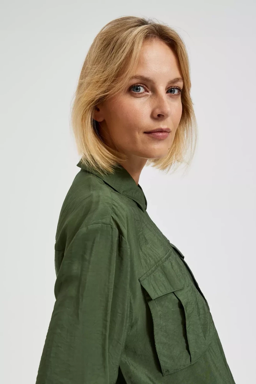 Marisse Women&#039;s Shirt L-Ko-4308 Khaki