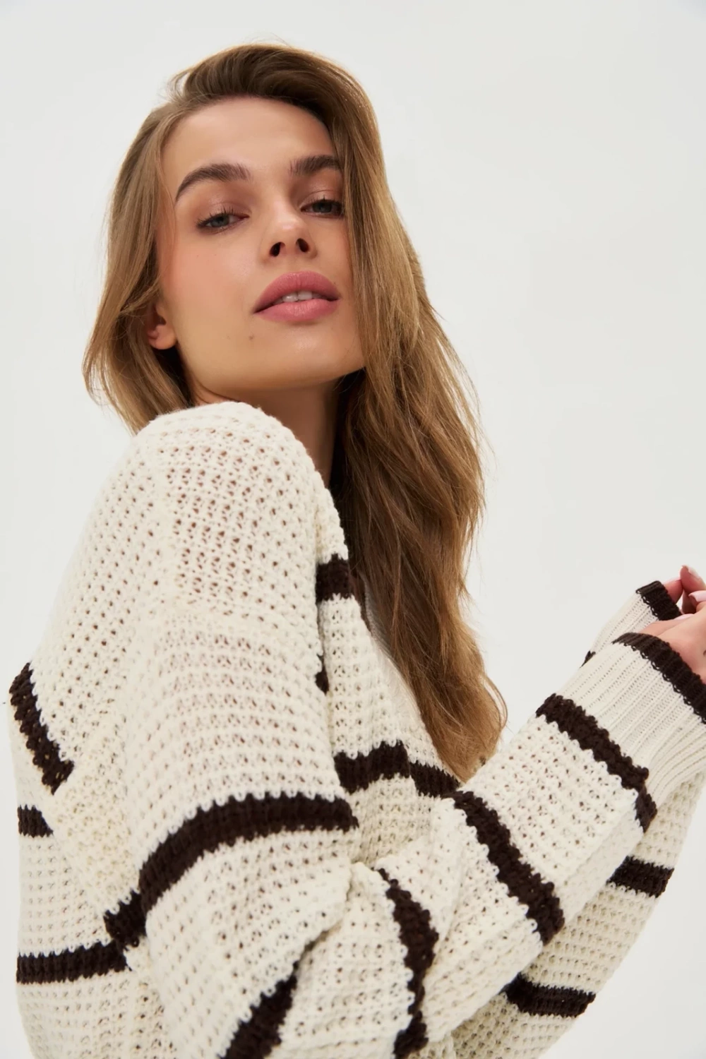 Marisse WOMEN'S SWEATER Z-SW-4810 OFF WHITE