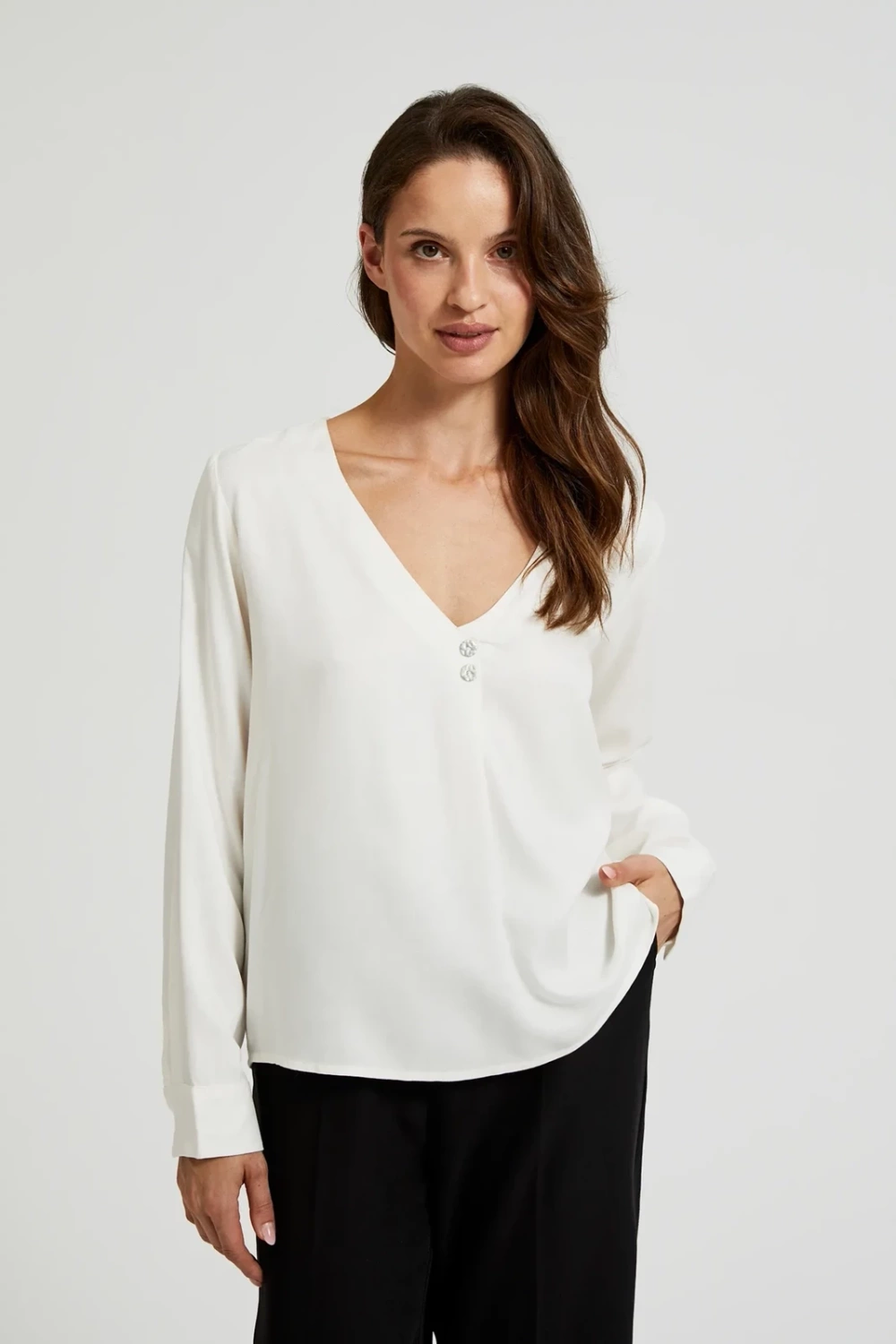 Marisse Women&#039;s Shirt Z-Ko-4512 Off White