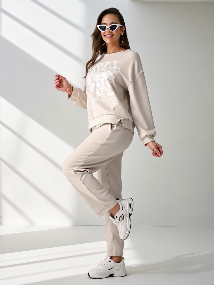 Resti Women's viscose set with print